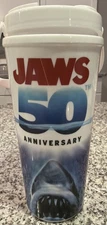 2025 Universal Studios Jaws 50th Anniversary Freestyle Cup Coca Refillable NEW