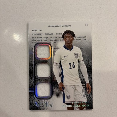 2024-25 Panini Noir Kobbie Mainoo - Screenplay Jerseys #/65 #SJ-KM