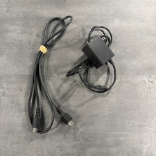 Nintendo Switch AC Adapter and HDMI Cable Black Official OEM Accessory EUC