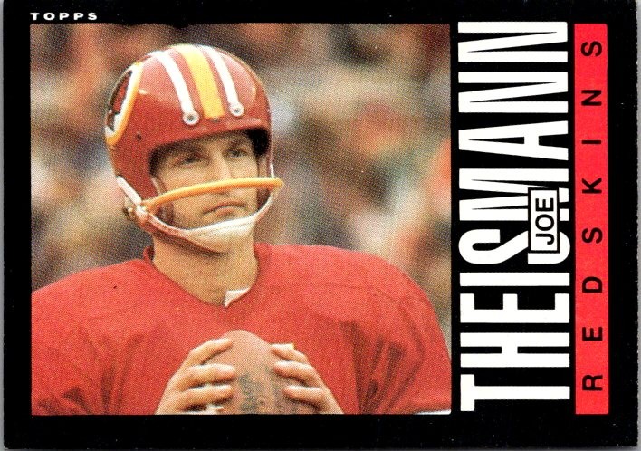 1985 Topps #190 Joe Theismann