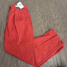 NWT Polo Ralph Lauren Men's 34X30 Straight Fit Stretch Chino Pants Red Slack NEW
