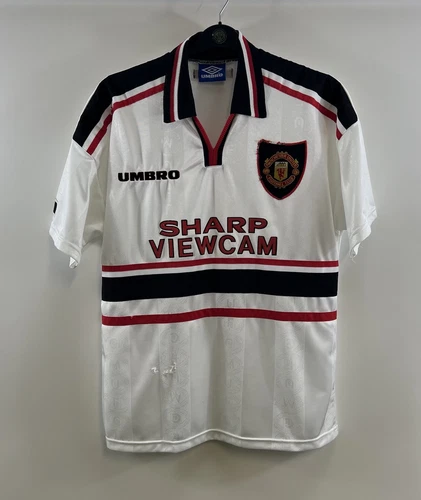 Manchester United Away Football Shirt 1997/99 Adults Large Umbro G454