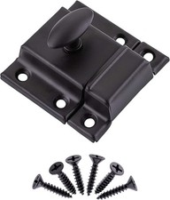 Large Stamped Oil Rubbed Bronze Cabinet Door Latch - 2 1/8"