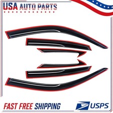 For Honda Civic Sedan 2022-2026 Black Window Vent Visor Rain Guards Delfectors