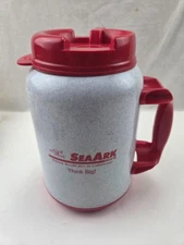 64 OZ Travel Mug With Lid Seaark Giant Thermo Plastic Mug Whirley Works