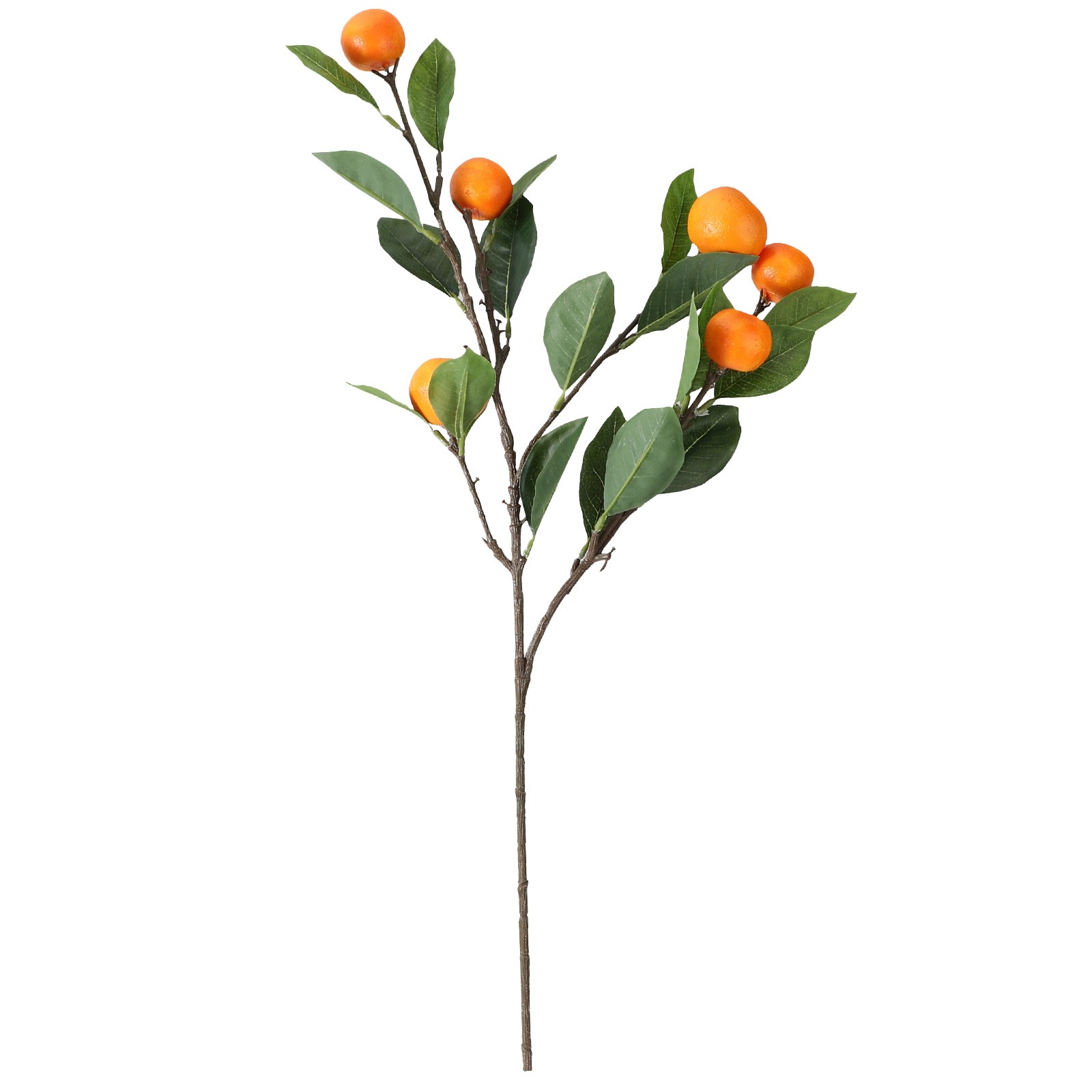 Simulation Orange Branch Plastic Artificial Tangerine Branch Decoration For Home