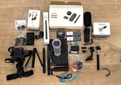 Insta360 X5 360°-Kamera Starter Bundle mit Zubehörpaket(Taucher,Ski,Lense,SD.)