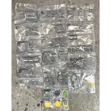 Mixed Lot of Entrelec Terminal Block Din Rail Terminals - Gray / Green