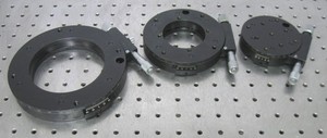 C203357 Lot 3 Opto Sigma Manual Micrometer Rotary Optical Positioning Stages
