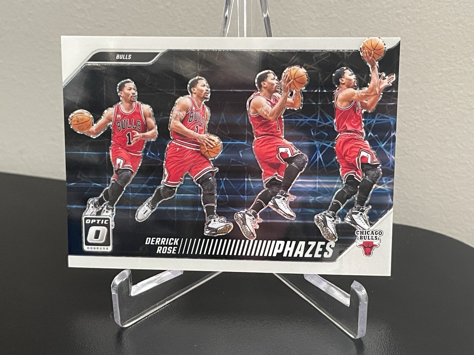 2024 Donruss Optic Derrick Rose 9 Phazes Chicago Bulls