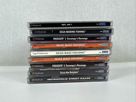 Sega Dreamcast - Game Lot of 17 Games - Used UNTESTED Ecco Aerowings Dead House