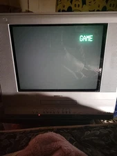 Toshiba 14" MD14F51 TV DVD Combo Flat Screen CRT TV Front Inputs  Pls Read