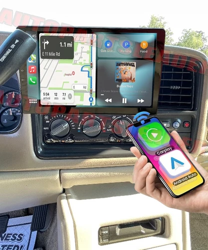 Carplay Android 13 For Chevrolet Silverado 1500 2500 1999-2006 Stereo Radio Navi