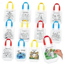 36 Pcs Christian Coloring Goodie Bags for Kids Christian Crafts Sunday School