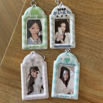 Y2K-Stil Idol-Fotorahmen 3 Zoll Kartenhalter Niedlich Kpop Fotokartenhalter
