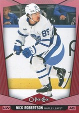 2024-25 O-Pee-Chee Hockey Trading Cards Red Parallel: Pick From List