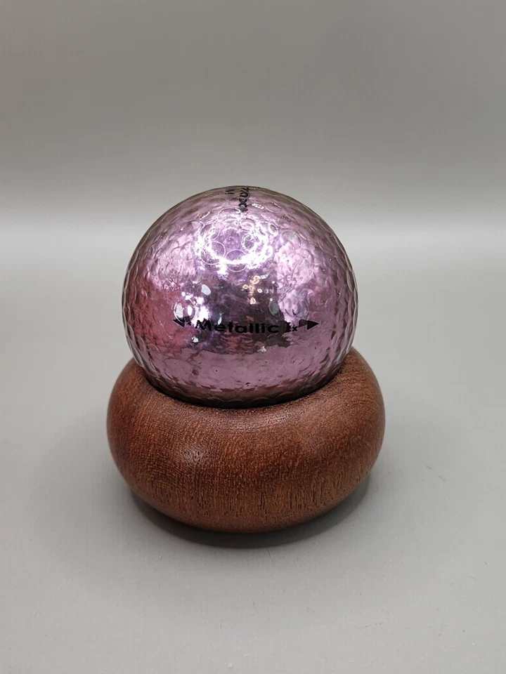 Pink Logo Golf Ball Chromax Collectors Ball Crystal Metallic Pink - Image 2 of 4