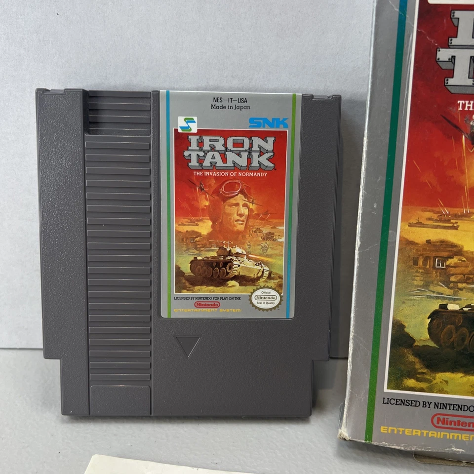Iron Tank -- NES Nintendo Game Original Box Complete CIB with Manual. Vintage - Image 3 of 4