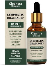 Lymphatic Drainage Drops,Natural Herbal Blend Lymphatic System Support Fast-Abso