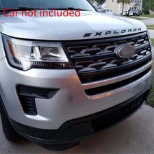 Sleek 3D Emblem Hood Lettering Decal Nameplate Fits Ford Explorer Exterior Mods