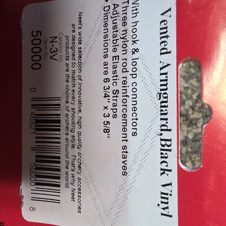 Молодежная вентилируемая защита для рук Neet Archery Products: черный нейлон: эластичные ремни 55201 - Изображение 3 из 3