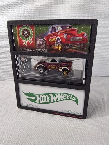 Hotwheels 41 Willys Gasser Carriage Included Displayed Only Red Line Club