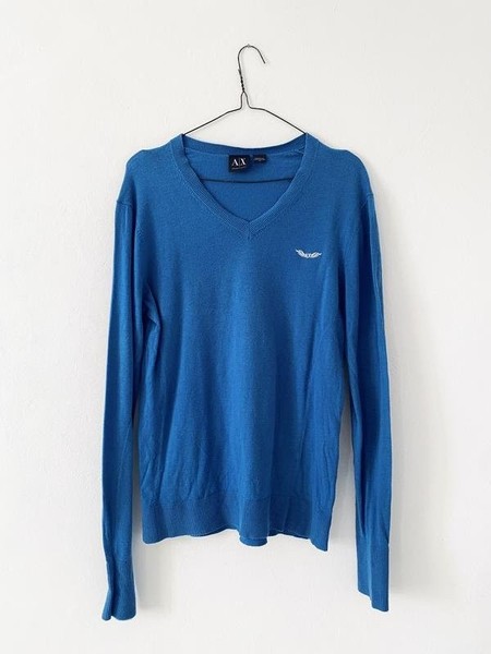 Men Armani Exchange Pullover Navy 36 / S / 44