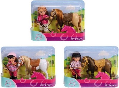 Gadget - 1 Articolo Casuale -D- Evi Love: Simba Toys - Evi Con Pony (Assortiment