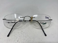 Crocodile Japan Mod. 3033 CO.9 50-18-135 Gunmetal Rimless Eyeglasses Frame &L95