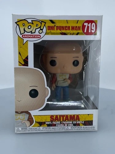 Funko POP! Animation One Punch Man Saitama #719 Vinyl Figure DAMAGED BOX