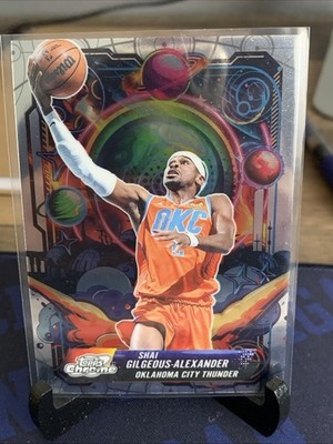 Topps Cosmic Chrome 2025-26 Shai Gilgeous-Alexander Propulsion PRP-1 Thunder