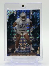 JOSH PASCHAL 2022 MOSAIC ROOKIE GENESIS PRIZM! RC! SSP! DETROIT LIONS!