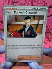 Team Rocket's Giovanni 174/182 Sv10: Destined Rivals (Cosmo Holo) NM
