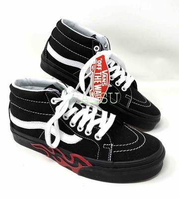 vans sk8 mid flame