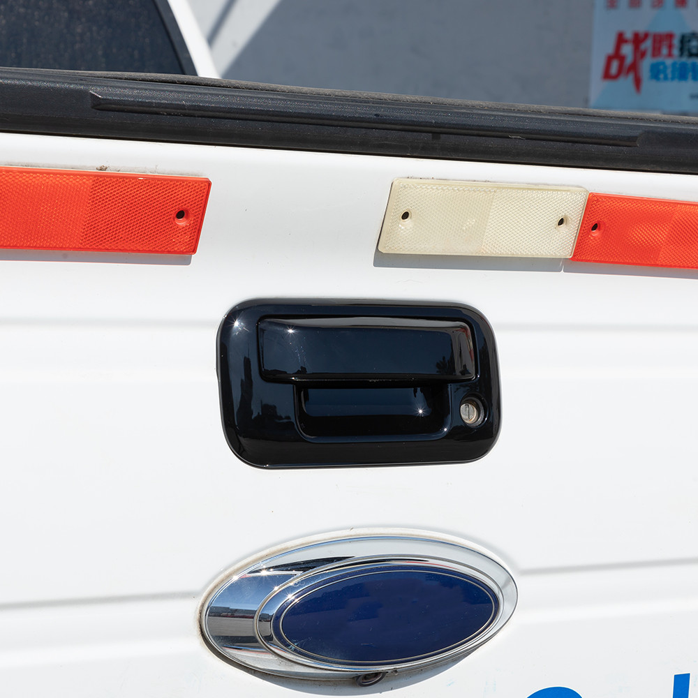 Black Rear Trunk Door Tailgate Handle Cover Trim for Ford F150 09-14 Accessories