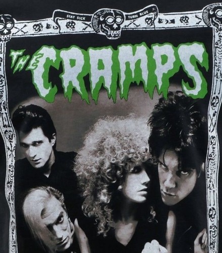 MENS LONG SLEEVE TOP THE CRAMPS STAY SICK DE LUX INTERIOR GARAGE PSYCHO S-5XL - Picture 2 of 2