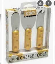 NEW Joie Mini Kitchen Utensils 3 Piece Mini Cheese Tools chisel/knife/spread