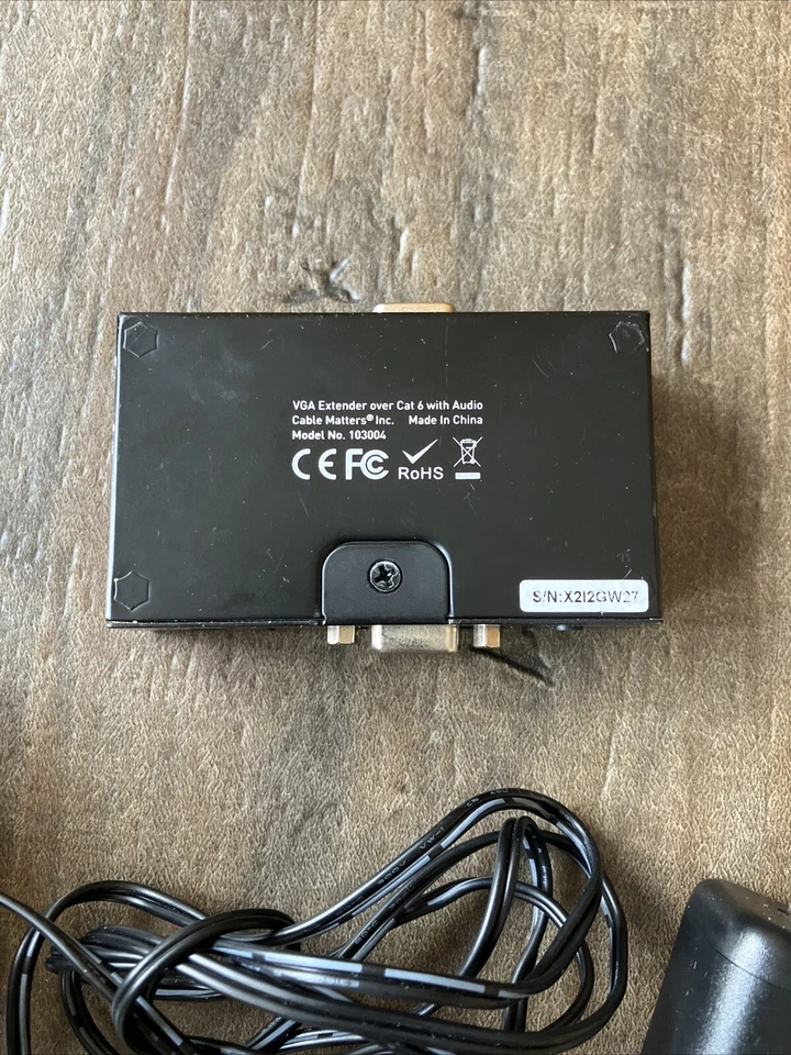 Cable Matters HDMI IR CAT6 con soporte de audio 103002 transmisor y receptor Foto 3 de 4