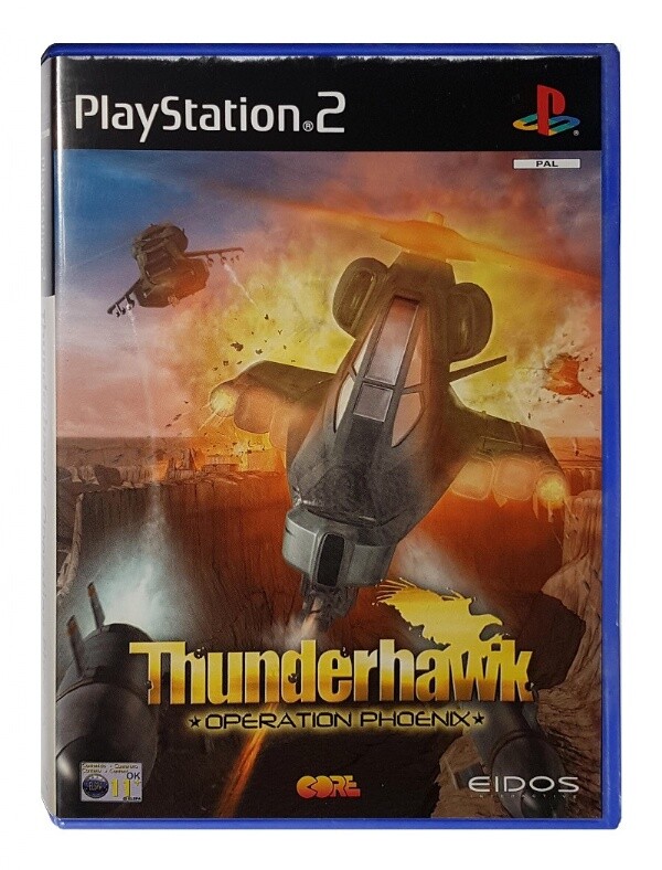 Jeu Thunderhawk Sur PS2 – Complet, VF, Bon état – Eidos
