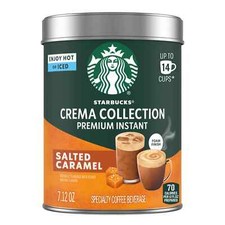 Starbucks Crema Collection Premium Instant Salted Caramel Flavored Coffee,7.12oz