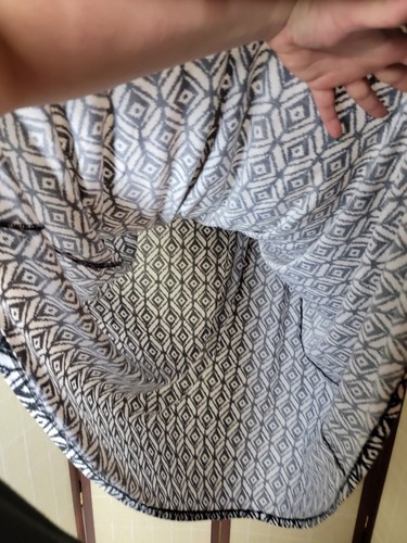 Cato Black & White Geometric Print Maxi Skirt Women's Size 22/24W - Picture 3 of 6