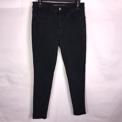 American Eagle Outfitter Black Hi-Rise Jeggings Size 6 Womans