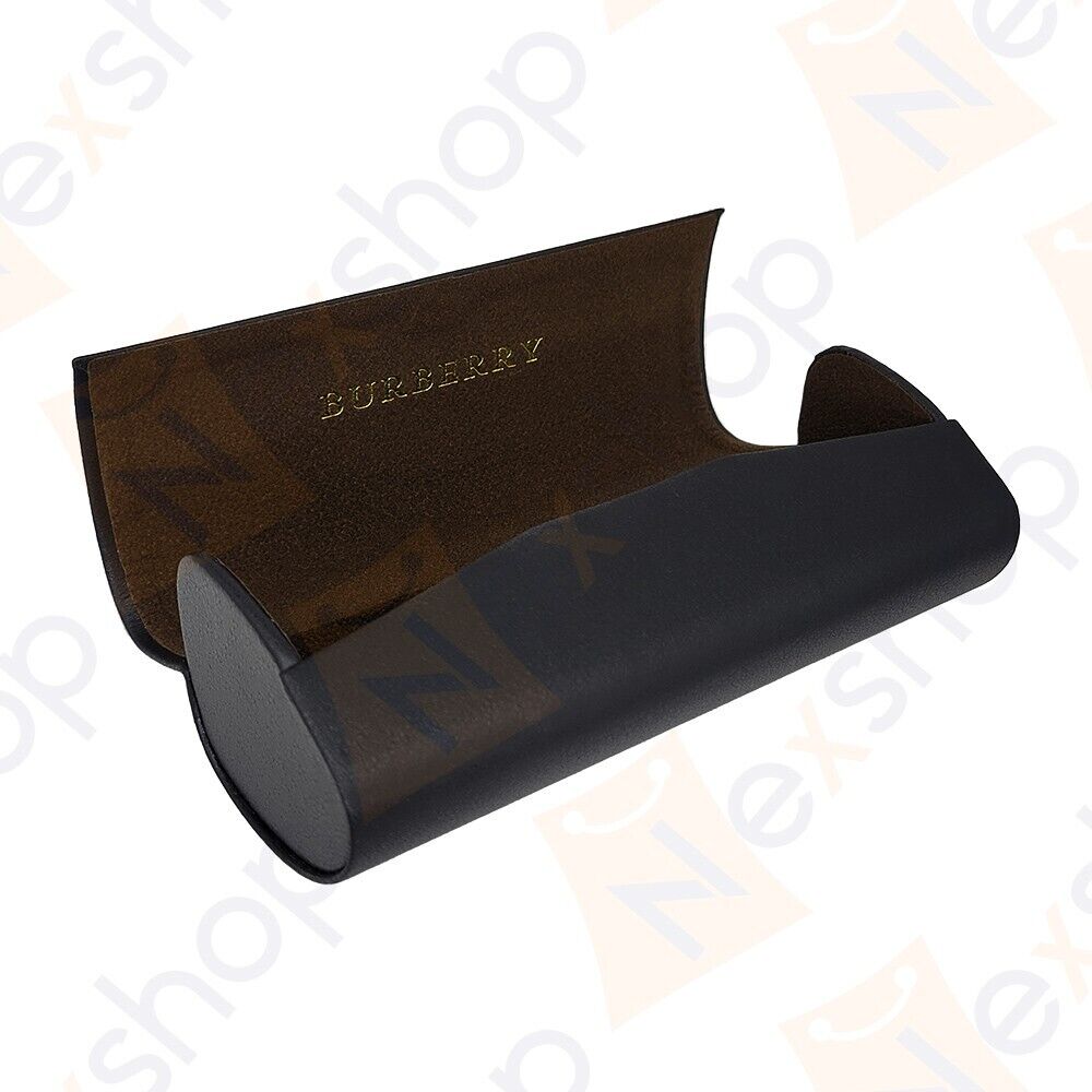 Medium Size Leather Hard Case w/ Cloth & Box for Burberry Medium Size Leather Hard Case w/ Cloth & Box for Burberry