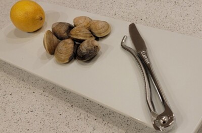 Clam Opener CLAM RAM Chef Seafood Kitchen Gadget Stainless Steel | NEW