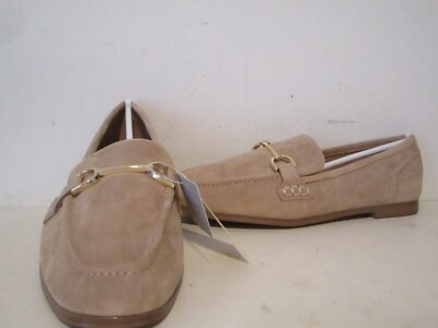 A New Day Womens Laurel Flats Dress Casual Slip On Bit Loafer Light Taupe 8.5 W