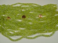 2 Pounds 8mm Round China One Tone Yellow Crackle Glass Beads Lot PDS-72   