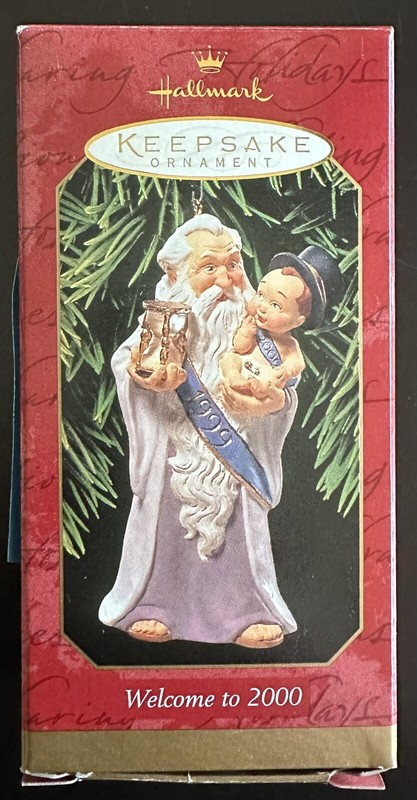 Hallmark Keepsake Christmas Ornament~ “Welcome to 2000”  NIB