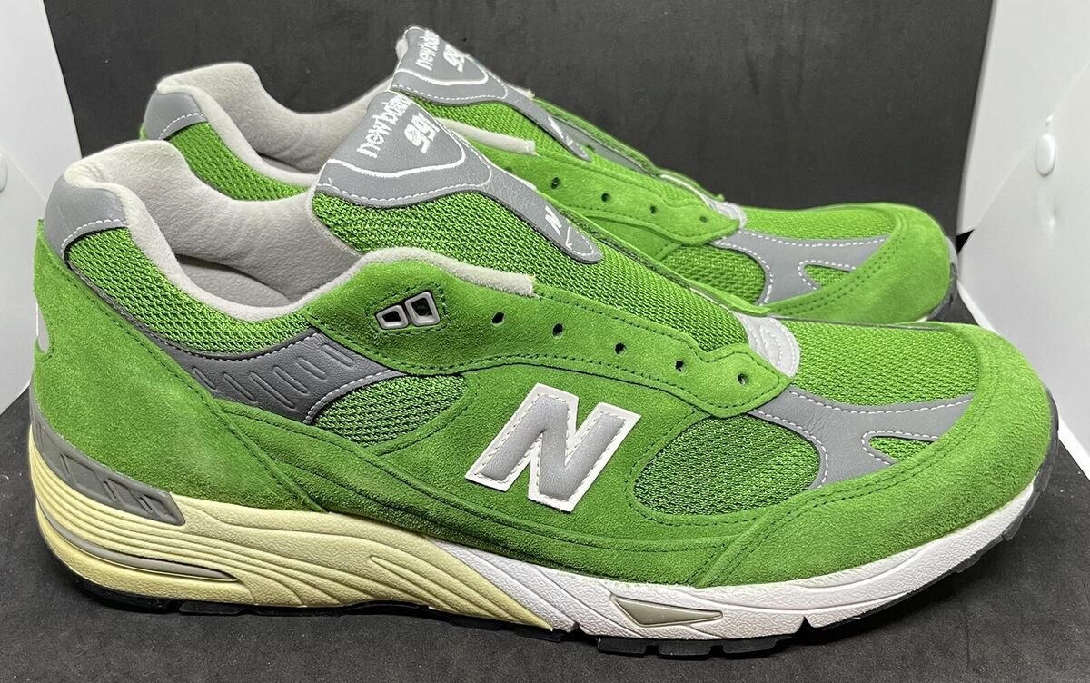 New Balance 991 Bright Green UK Exclusive M991GN Size 11.5 New Balance 991 Bright Green UK Exclusive M991GN Size 11.5