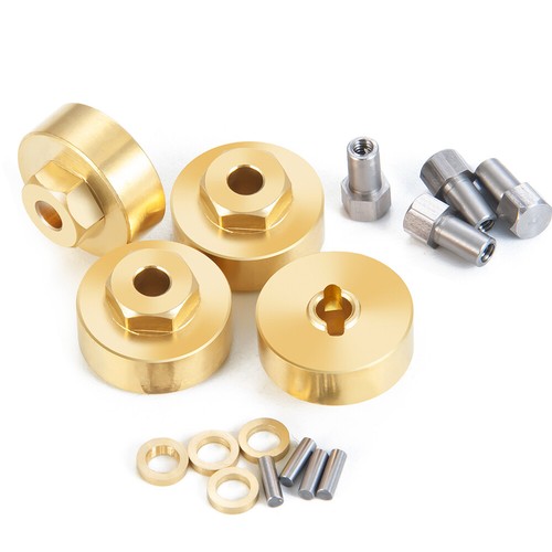 Wheel Brass Internal Counterweight Kit for 1/24 Axial SCX24 RC Crawler Car Parts - Picture 5 of 12