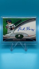 2011 Bowman Platinum - Prospect Autographs Green Refractor #BPA-BG Brandon Guyer